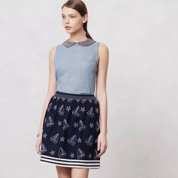 Anthropologie Postmark Skirt-b7 - Picture 1 of 8